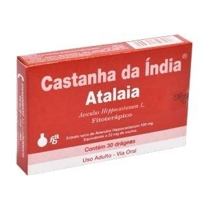 Castanha Da India 100mg 30 Comprimidos