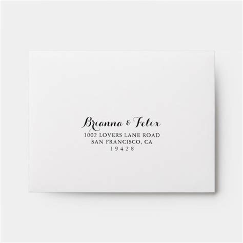 Destination Tropical Greenery Self Addressed Rsvp Envelope Zazzle