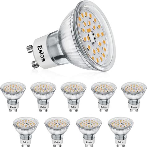 Eslas Gu10 Led Warmweiß Cri 90 5w 550lm 3000k Warmweiss 50w