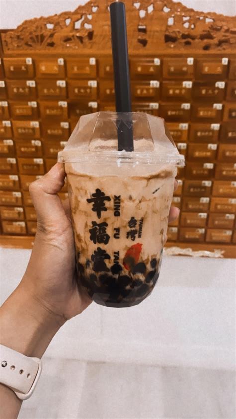 Brown Sugar Pearl Milk Tea @ xing fu tang : r/boba