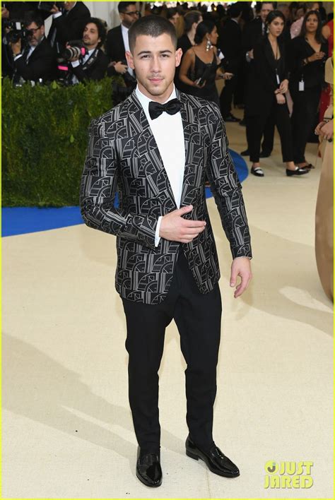 Nick Jonas Goes Geometric For His Met Gala Look Photo