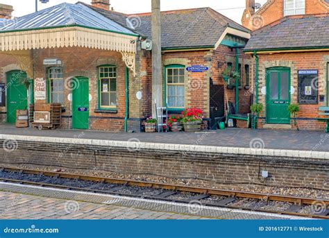 Sheringham United Kingdom Sep Empty Platform At Sheringham