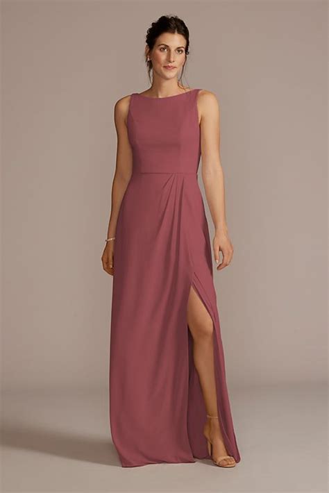 Chiffon Bridesmaid Dresses And Gowns Long And Short Davids Bridal