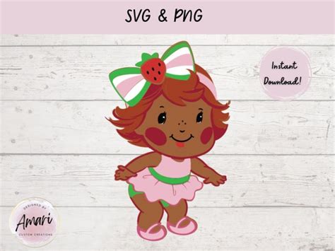 African American Baby Strawberry Shortcake Etsy Australia