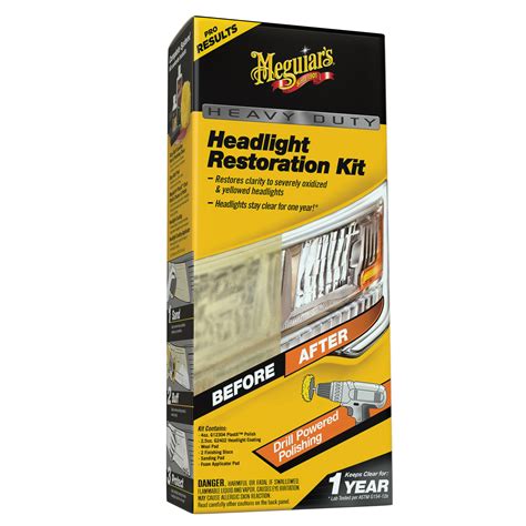 Meguiar S Heavy Duty Headlight Restoration Kit G2980 1 Pack