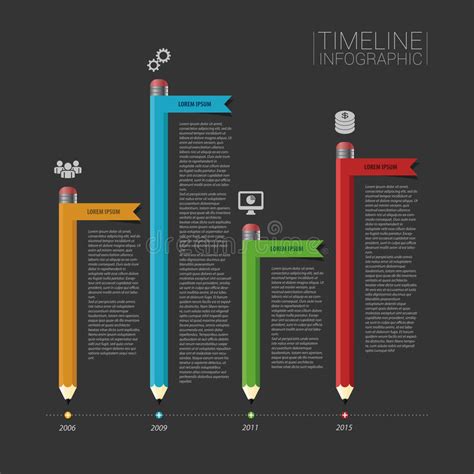 与按钮和象的企业时间安排infographic 边界月桂树离开橡木丝带模板向量 向量例证 插画 包括有 想法 商业 56759002