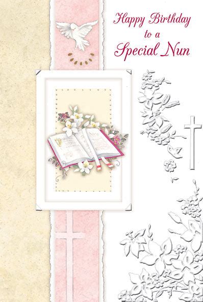 Happy Birthday To A Special Nun Card The Paschal Lamb