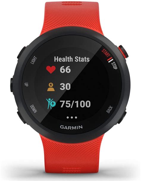 Smartwatch Garmin Forerunner 45 GPS Vermelho DiscoAzul Pt