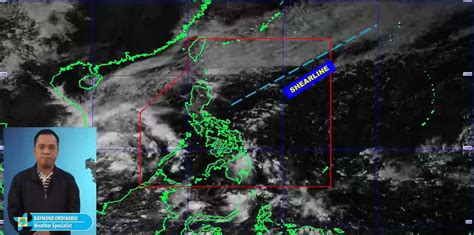 Shear Line Itcz To Bring Rain Over Luzon Areas Palawan Mindanao