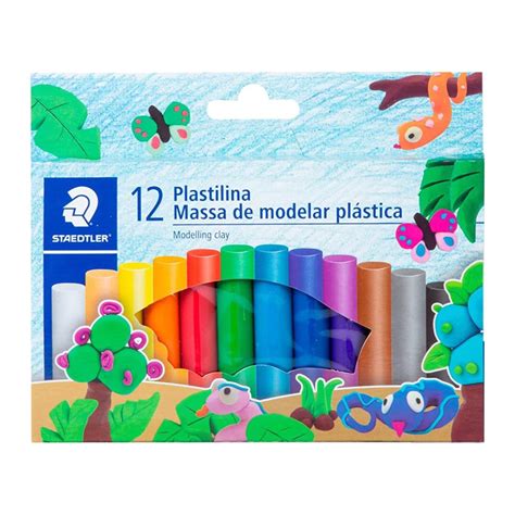 Massa De Modelar Pl Stica Staedtler Cores Duck Paper