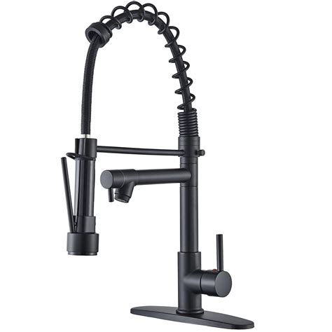 Neierthodore Commerical Pull Down Kitchen Faucet Sprayer With Two Spout