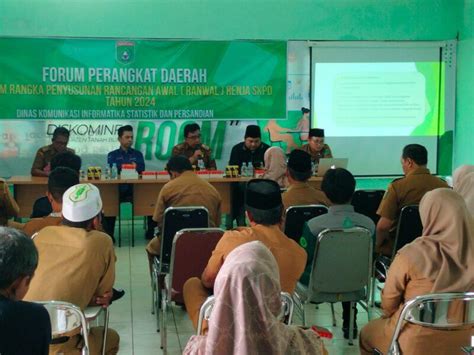 Kadis Kominfosp Tanbu Paparkan Rancangan Awal Renja Tahun 2024