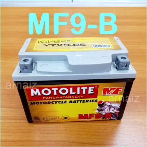 Motolite Mf9 B Maintenance Free Motorcycle Battery Ytx9 Bs Mf9b Ytx9b Battery Lazada Ph