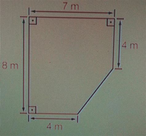 A Calcule A Rea De Um Terreno Cuja Planta Dada Nesta Figura