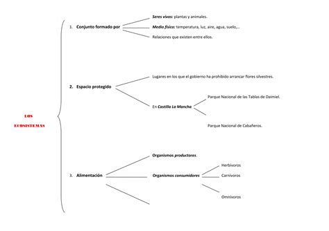 Esquema Ecosistemas Ppt