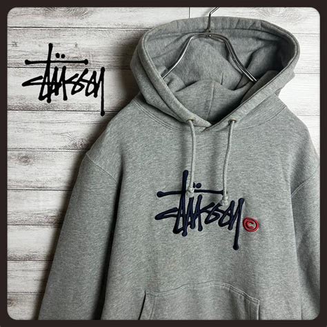 49％割引ブラック系m生まれのブランドで 【即完売モデル】stussy ステューシー パーカー 立体刺繍ロゴ パーカー トップスブラック系m