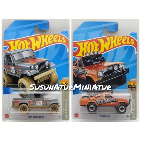 Hot Wheels JEEP SCRAMBLER JEEP J Card HW Miniature Shopee Malaysia