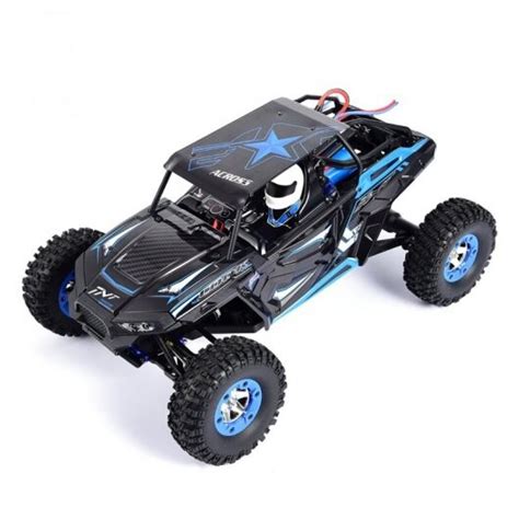 Venda Wltoys Coche El Ctrico Rc Speed Crawler Negro Azul Autoads Pt