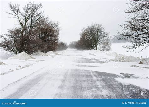 Icy Road Stock Photo Image Of Clear Frosty Cars Nature 17718284