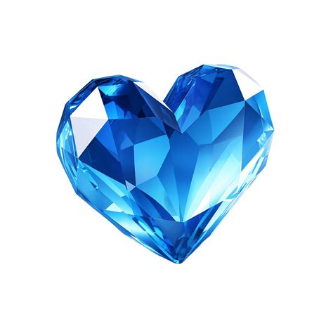 The Hearts The Blue Crystal Heart 27128197 PNG