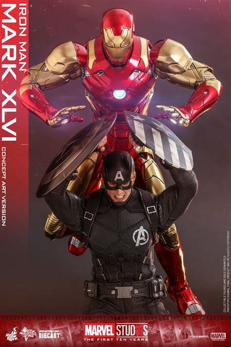 Hot Toys Iron Man Mark Xlvi Concept Art Version Figures