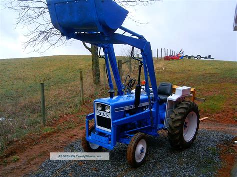 Ford 1600 Compact Tractor With Loader And Bushhog Low Reserve