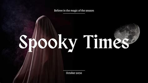 Free and customizable spooky templates