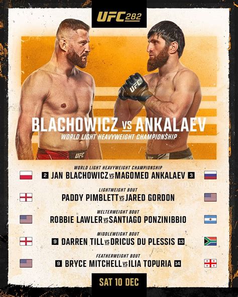 Jadwal Ufc Jan Blachowicz Vs Magomed Ankalaev Jadi Sajian Utama