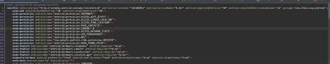 BUG AndroidManifest Xml Mangles And Removes Attribute Names When