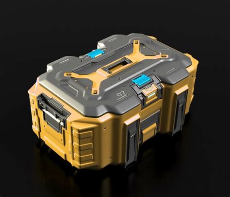 Artstation Sci Fi Box Oleg Ovigon Sci Fi Props Sci Fi Sci Fi