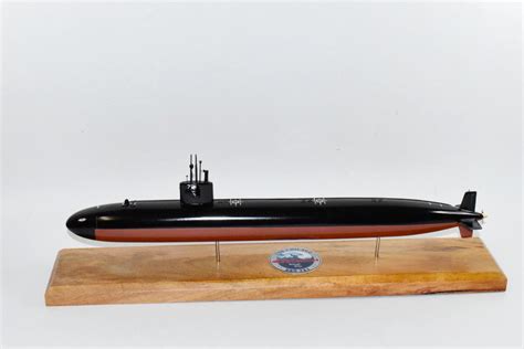 Uss Chicago Ssn 721 Flt Ii Submarine Model Navy Mahogany20 Inch La