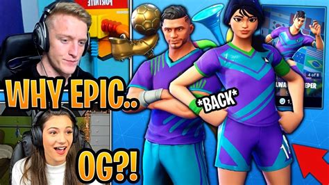 Streamers React To Sweaty Soccer Skins Back In The Item Shop