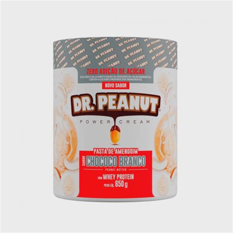 Pasta De Amendoim Americana - Pasta de amendoim dr peanut 650g - chococo branco em Promoção na Americanas