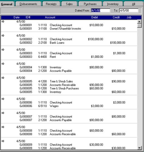 21 General Ledger Templates And Examples Excel Pdf Formats