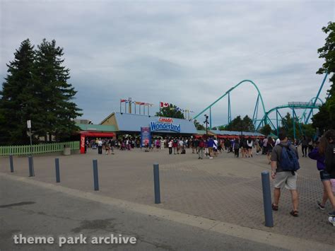 Entrance At Canadas Wonderland Theme Park Archive