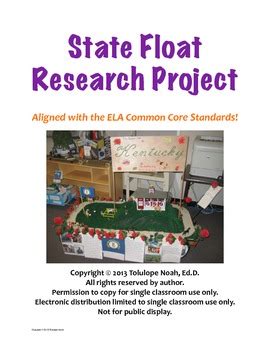 State Float Research Project Aligned With Common Core Research