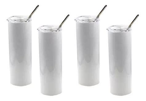 Termo Tumbler Tlp Para Sublimar De Oz Doble Pared Blanco Env O Gratis