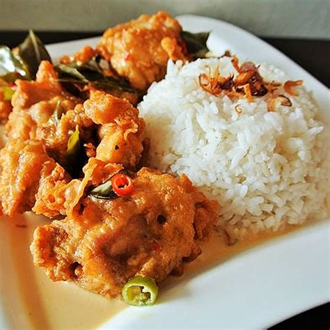 nasi ayam buttermilk chicken