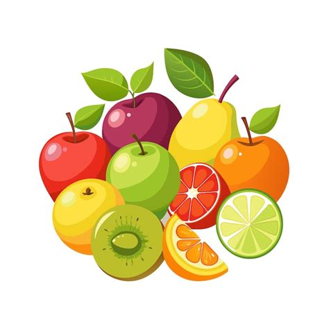 Premium Vector A Picture Of Fruit With The Word Fruit On It