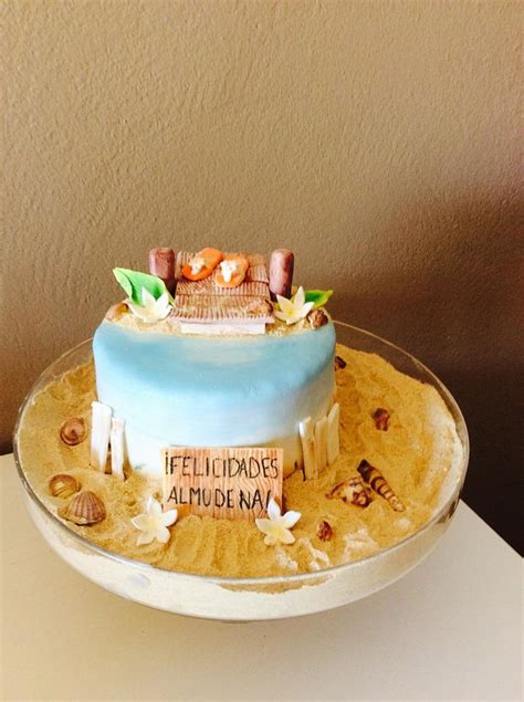 The Beach Decorated Cake By DulcesSuenosConil CakesDecor