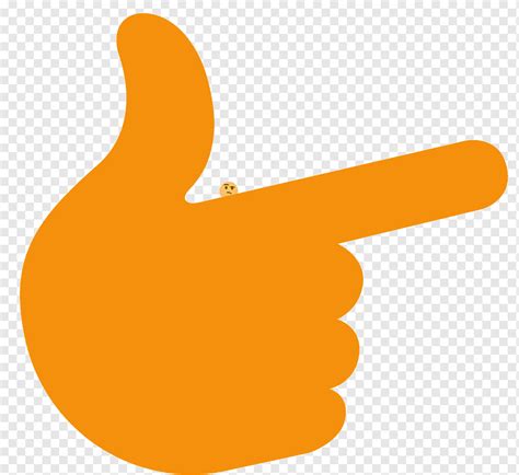 Emoji Thought Hand Discord Philosophy Emoji Orange Sign Bird Png