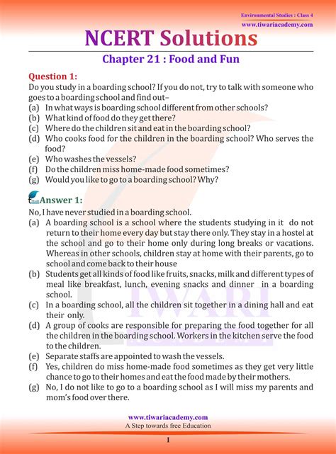 Ncert Solutions For Class 4 Evs Chapter 21 In Hindi And English Medium