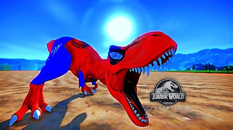 Spiderman Trex Vs Godzilla Vs Ultimasaurus Indominus Rex Superhero