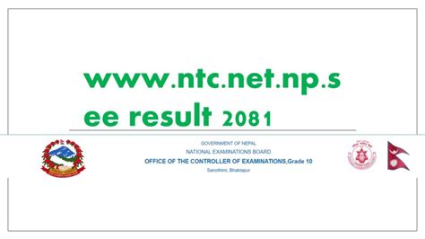 Ntc Net Np See Result 2081 Check Slc Ntc Net Np Marksheet 2024