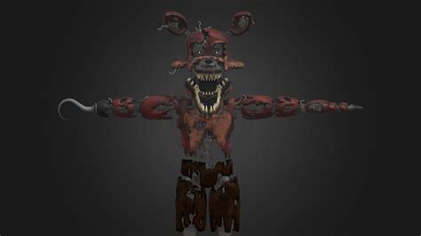 Nightmare Foxy Fnaf Help Wanted Download Free 3d Model By