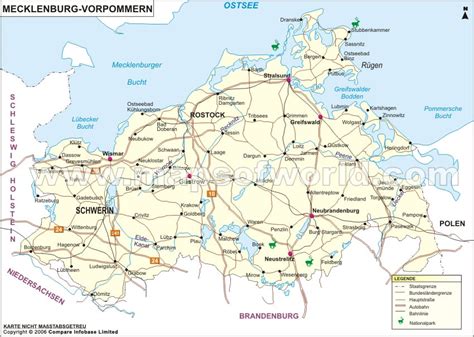 Mecklenburg Vorpommern Karte Landkarte Mecklenburg Vorpommern