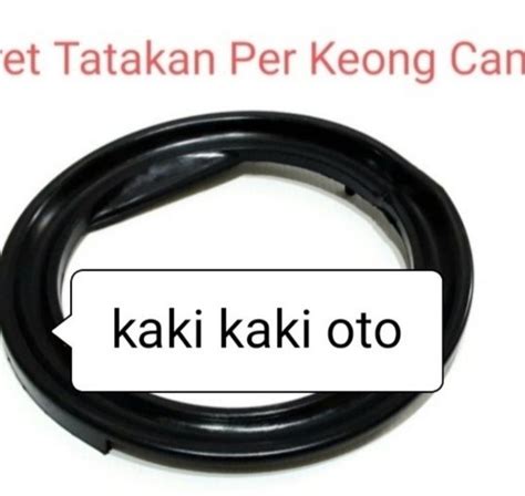 Jual Karet Tatakan Bantalan Dudukan Per Keong Insulator Coil New