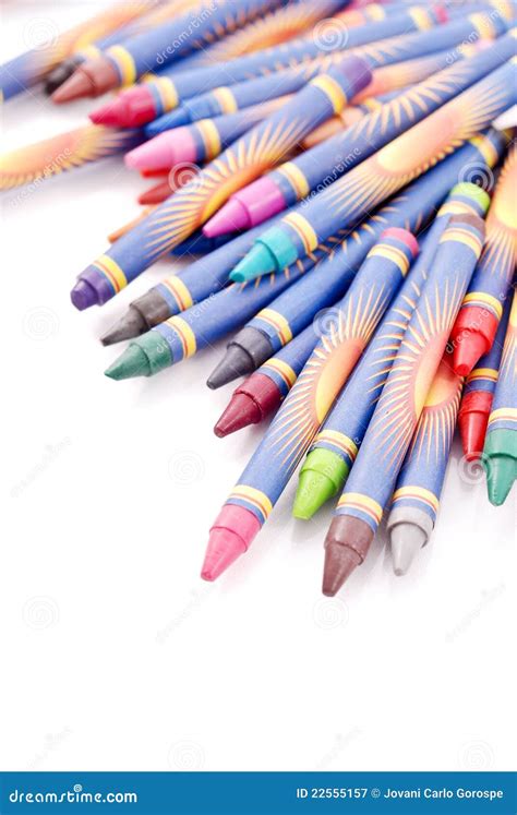 Pile Of Crayons Stock Image Image Of Bunch Grade Fashion