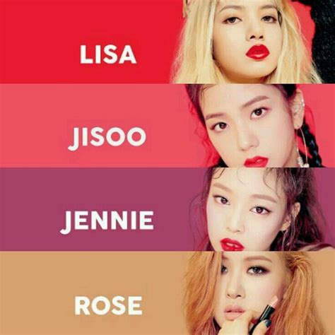 Black Pink Names Black Pink Blackpink Black Pink Kpop