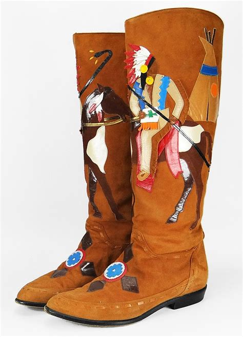 Native American Leather Boots Perfect Idea For My Slipper Boots